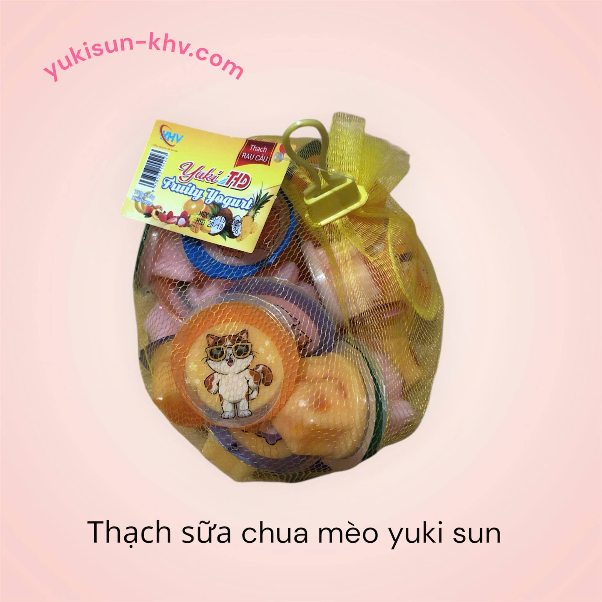 THẠCH SỮA CHUA MÈO YUKI SUN